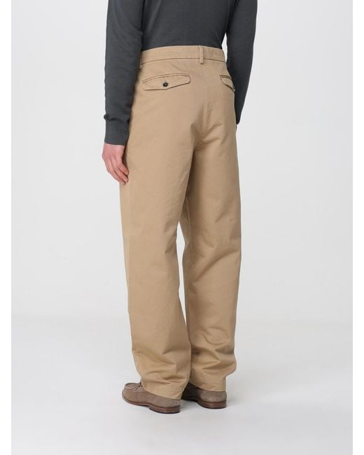 Barena Natural Cotton Wide Leg Trousers for men