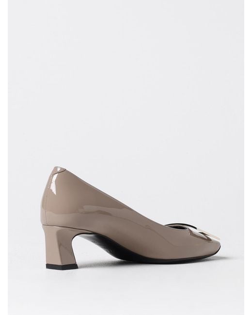 Roger Vivier White Belle Vivier Trompette Pumps