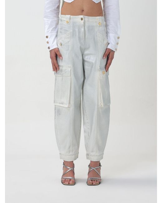 Jeans Elisabetta Franchi en coloris Gray