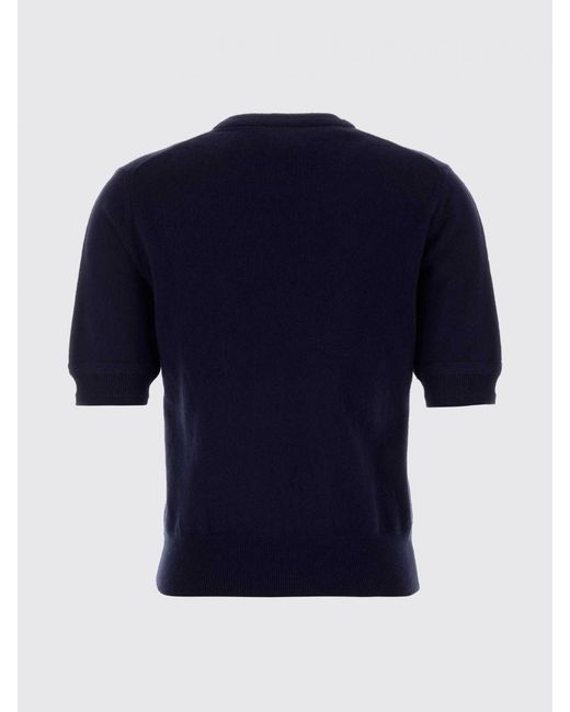 Jil Sander Blue Virgin Wool Knit