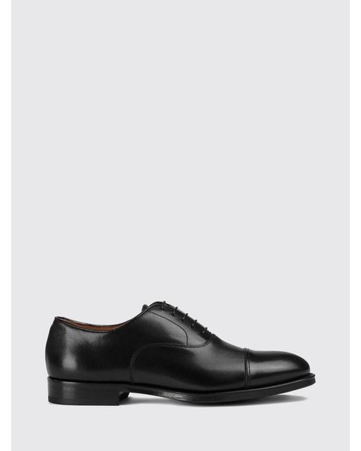 Doucal's White Smooth Calfskin Oxford Shoes With Leather And Rubber Sole for men