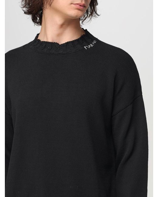 Jersey De Punto De Algodón Marni de hombre de color Black