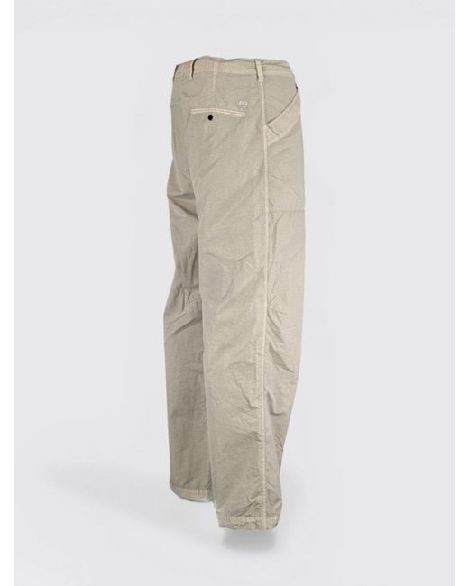 C P Company Natural Nylon Wide-Leg Trousers for men