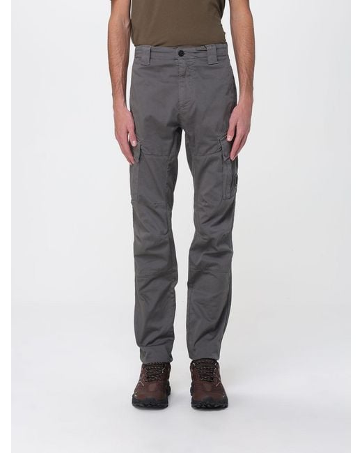 C P Company Gray Trousers for men