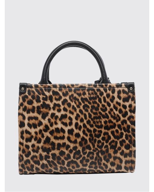 Liu Jo Brown Ridhi Small Animal Print Faux Leather Bag