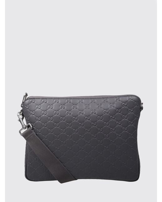 Gucci Gray Gg Shoulder Bag for men