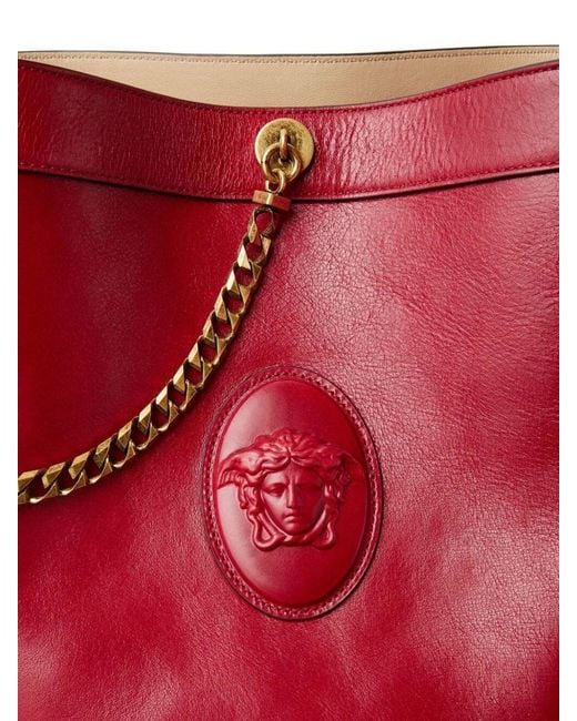 Borsa A Secchiello Pivot di Versace in Red