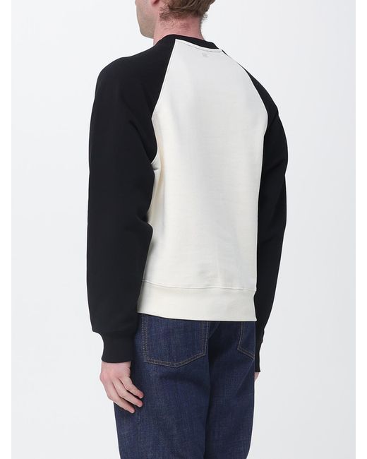 AMI Blue Cotton Crew-Neck Sweatshirt for men