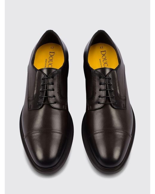 Doucal's White Brogue Shoes for men