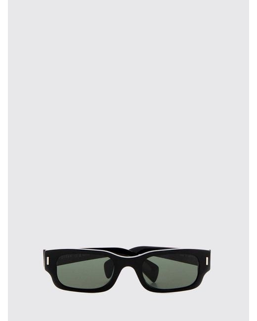 McQueen White Panthos Acetate Sunglasses