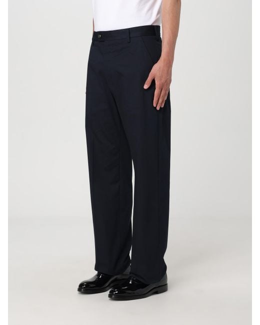 McQueen Blue Pants for men