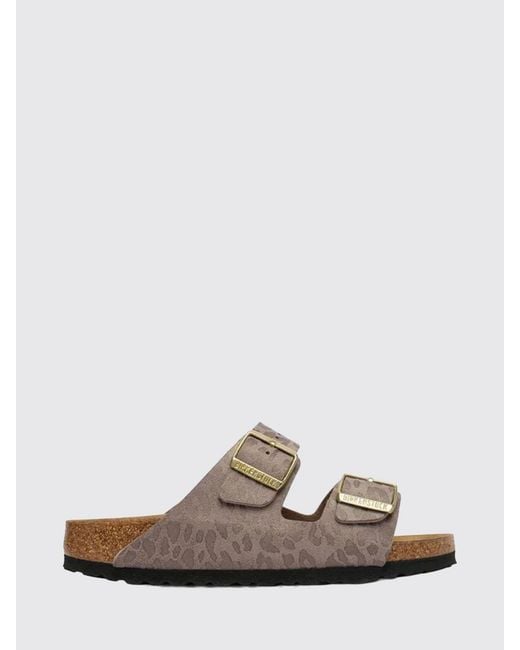 Birkenstock White Heeled Sandal