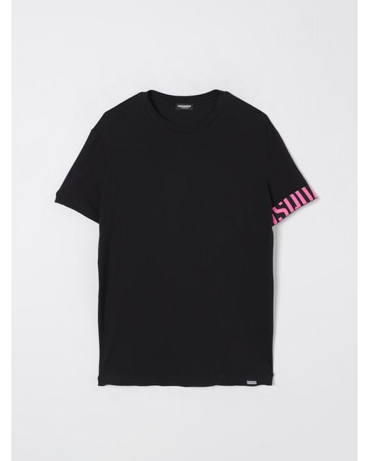 DSquared² Black T-Shirt for men