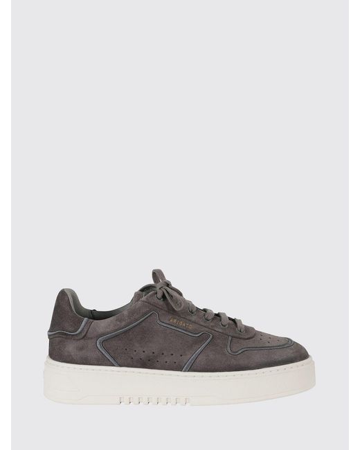 Axel Arigato Multicolor Orbit Suede Low-Top Sneakers With Platform Sole And Laminated Logo for men