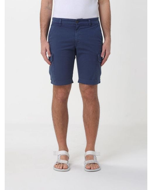 Mason's Blue Cargo Shorts for men