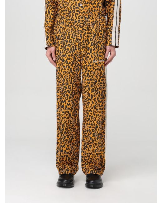 Palm Angels Natural Trousers for men