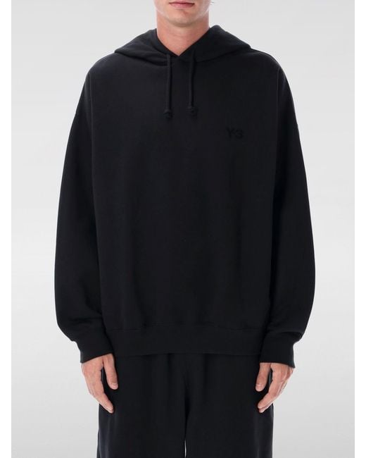 Y-3 Blue Cotton Blend Sweatshirt for men