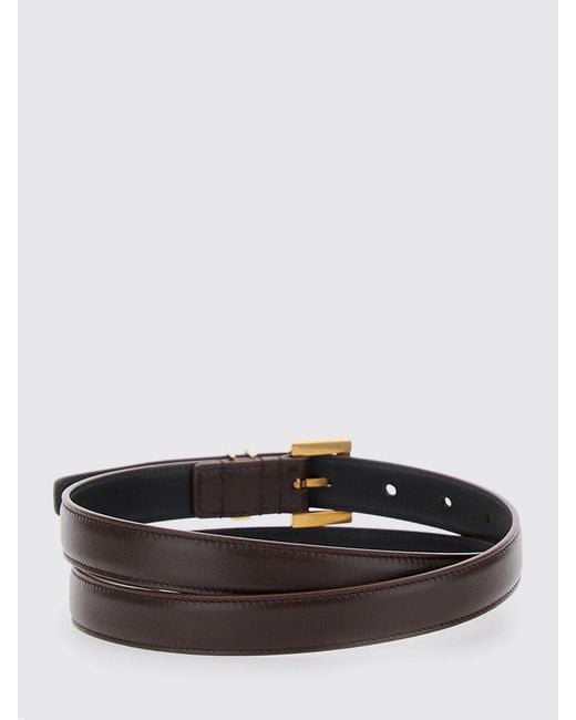 Saint Laurent White Belt