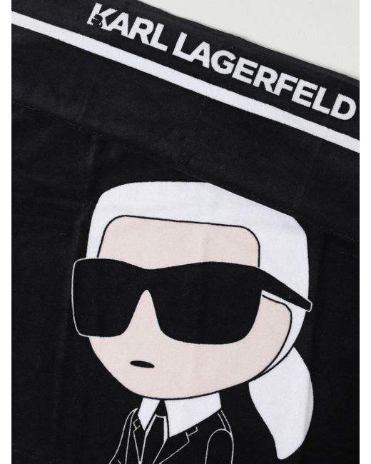 Serviette de plage Karl Lagerfeld en coloris White