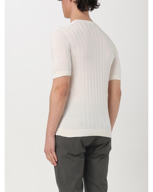 T-Shirt di Tagliatore in White da Uomo