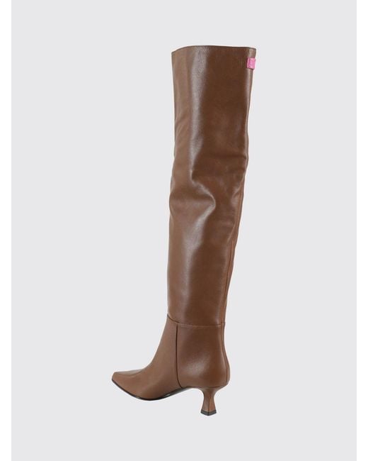 3Juin Brown Bea Leather Boot