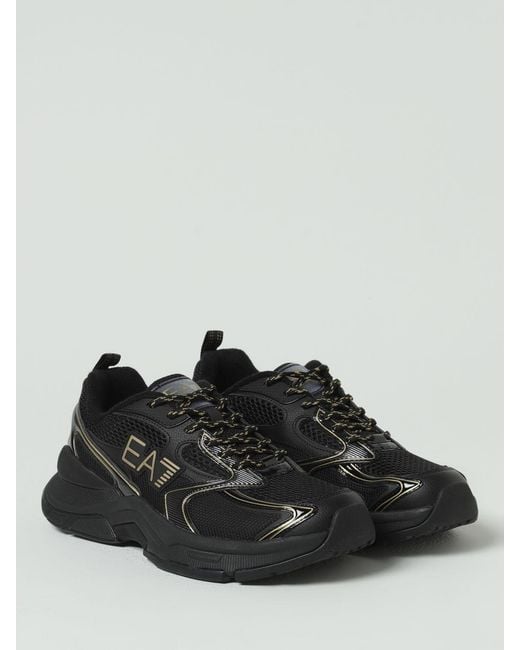EA7 Black Sneakers for men