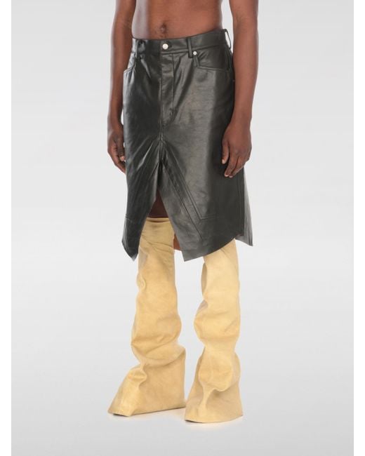 Rick Owens Black Skirt for men