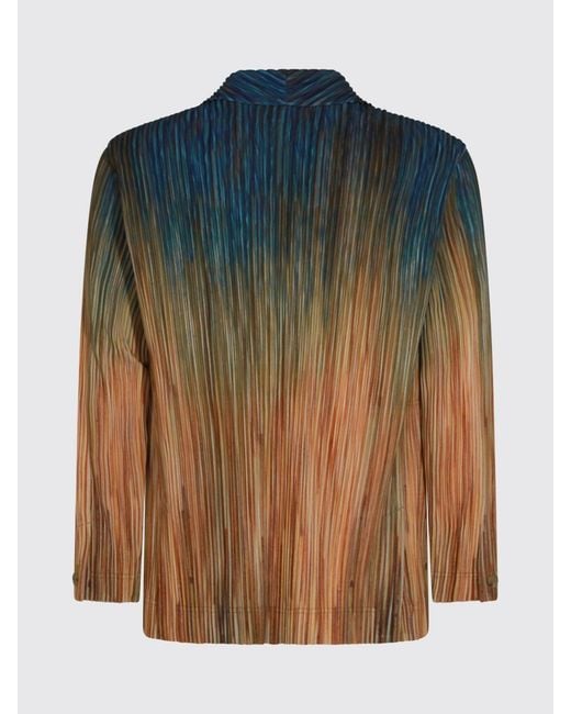 Homme Plissé Issey Miyake Blue Pleated Blazer Homme Plisse Issey Miyake for men