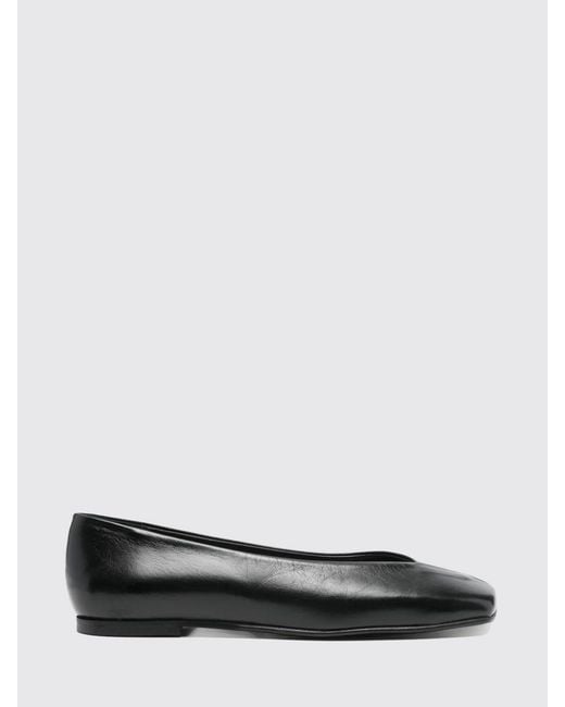 Alohas White Katia Leather Ballet Flats
