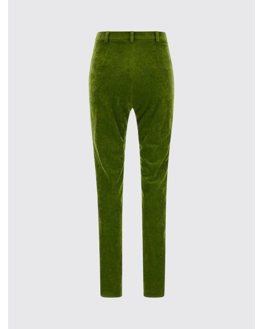 Gucci Green Velvet Skinny Trousers