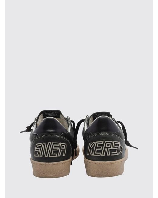 Golden Goose Deluxe Brand Green Ball Star Leather Trainers With Distressed Effect And Contrast Star for men