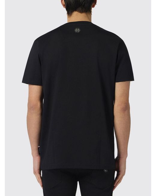 Philipp Plein Black T-Shirt for men