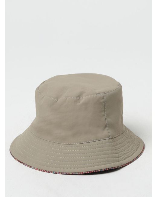 Cappello reversibile in twill e nylon di Paul Smith in Natural