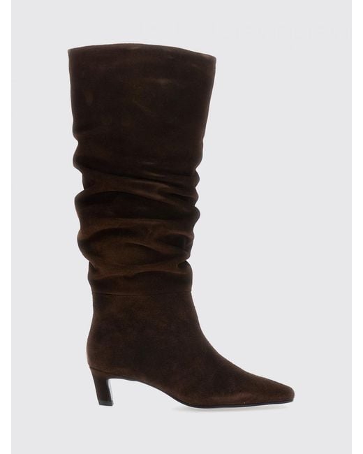 Alohas Brown Flat Ankle Boot