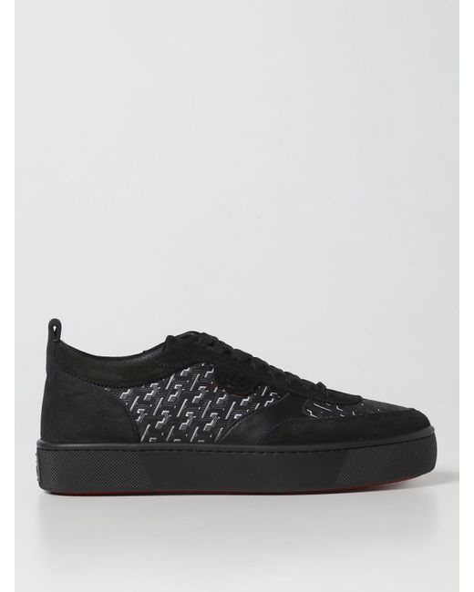  Christian Louboutin Zapatillas Fun Lou Spike Blanco y