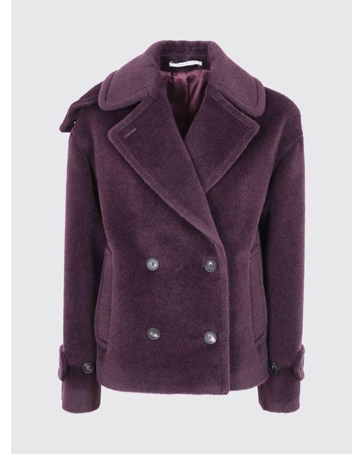Tagliatore Purple Coat