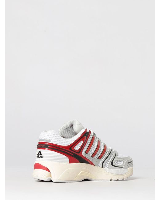 Adidas Originals White Adistar Control 5 Mesh And Rubber Sneakers for men