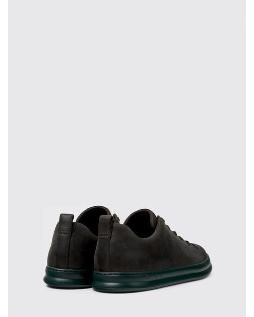 Camper Black Runner Leather Sneakers for men