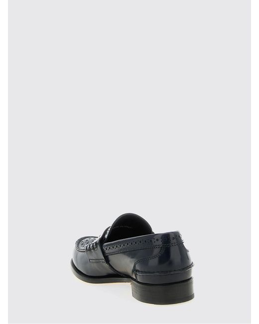 Church's White Robin Brushed Leather Brogue Loafers