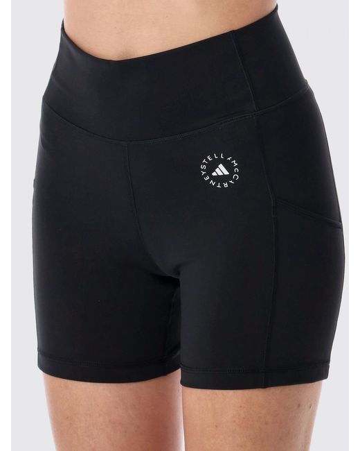 Adidas By Stella McCartney Black Stretch Technical Fabric Sport Dress