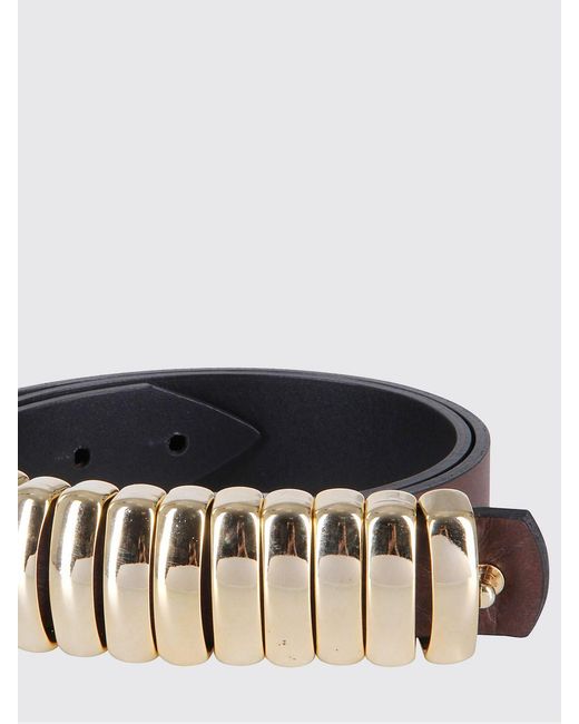FEDERICA TOSI White Adjustable Smooth Leather Belt With Pin Buckle
