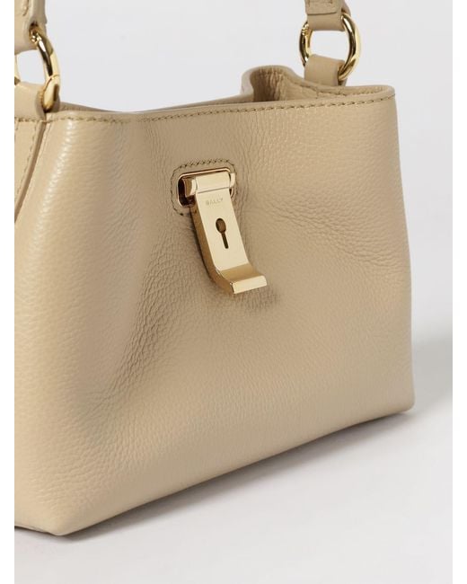 Bally Natural Liv Grain Leather Bag