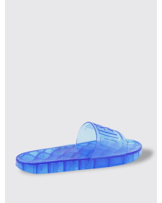 DIESEL Blue Flat Sandals