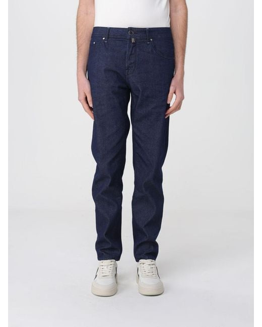 Jacob Cohen Blue Slim Fit Cotton Denim Jeans for men
