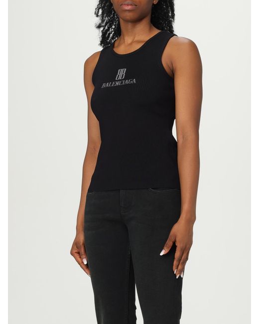 Camiseta Mujer Balenciaga de color Black