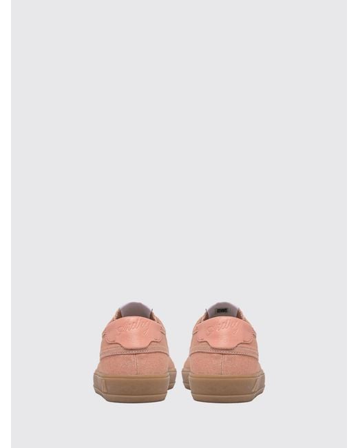 Autry Pink Windscape Cotton Canvas Sneakers