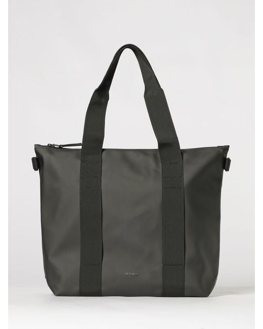 Rains Black Waterproof Tote Bag