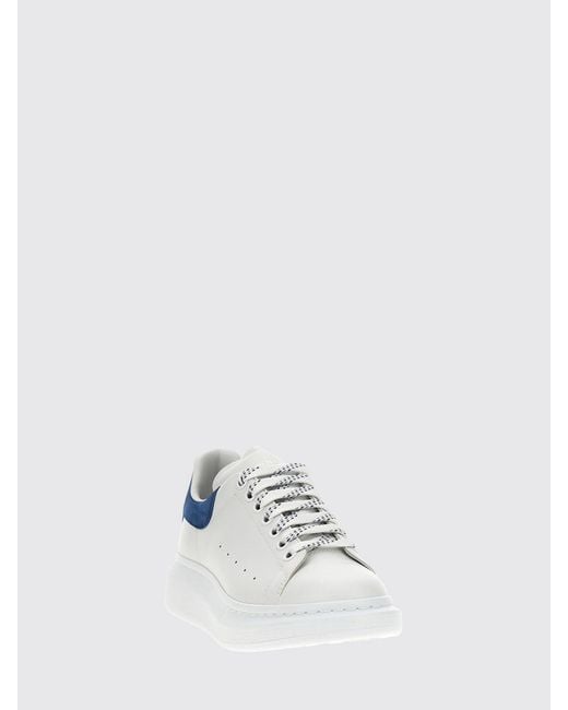 McQueen White Oversize Leather Sneakers for men