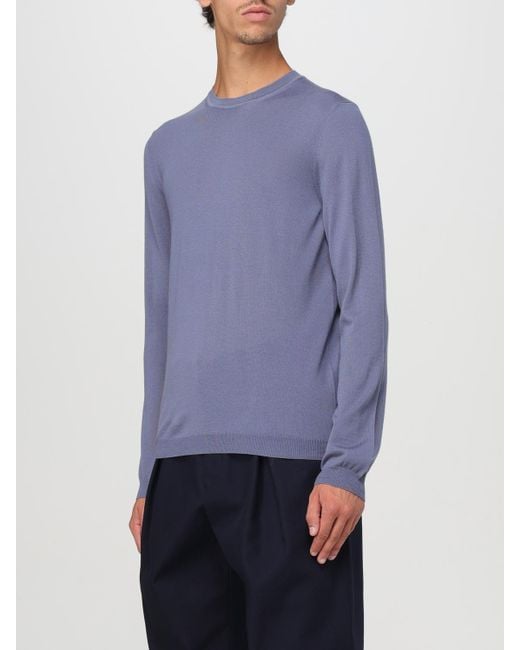 Giorgio Armani Blue Sweater for men