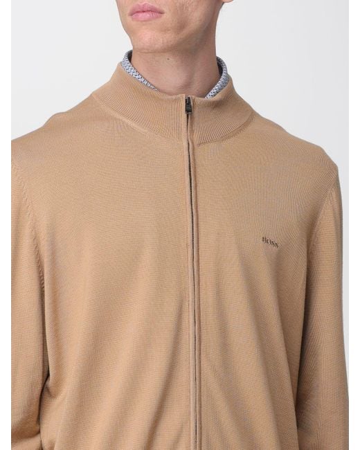 Cardigan Homme Boss pour homme en coloris Natural